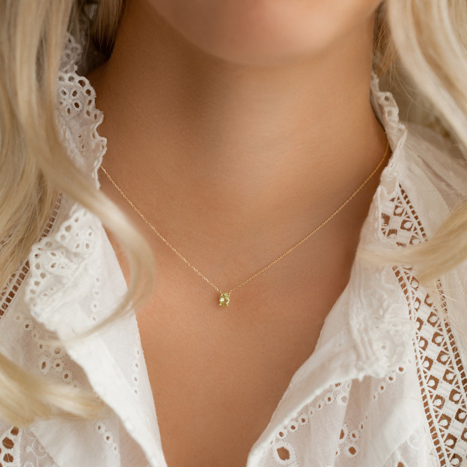 Necklace with Topaz Mystic Depth