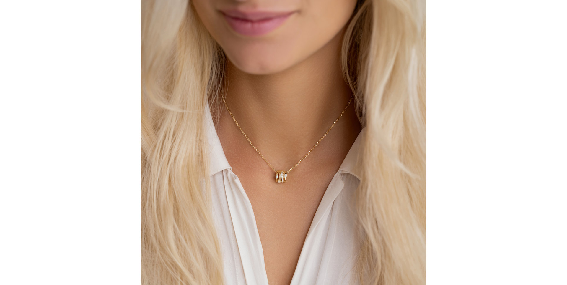 Diamond necklace Tilda