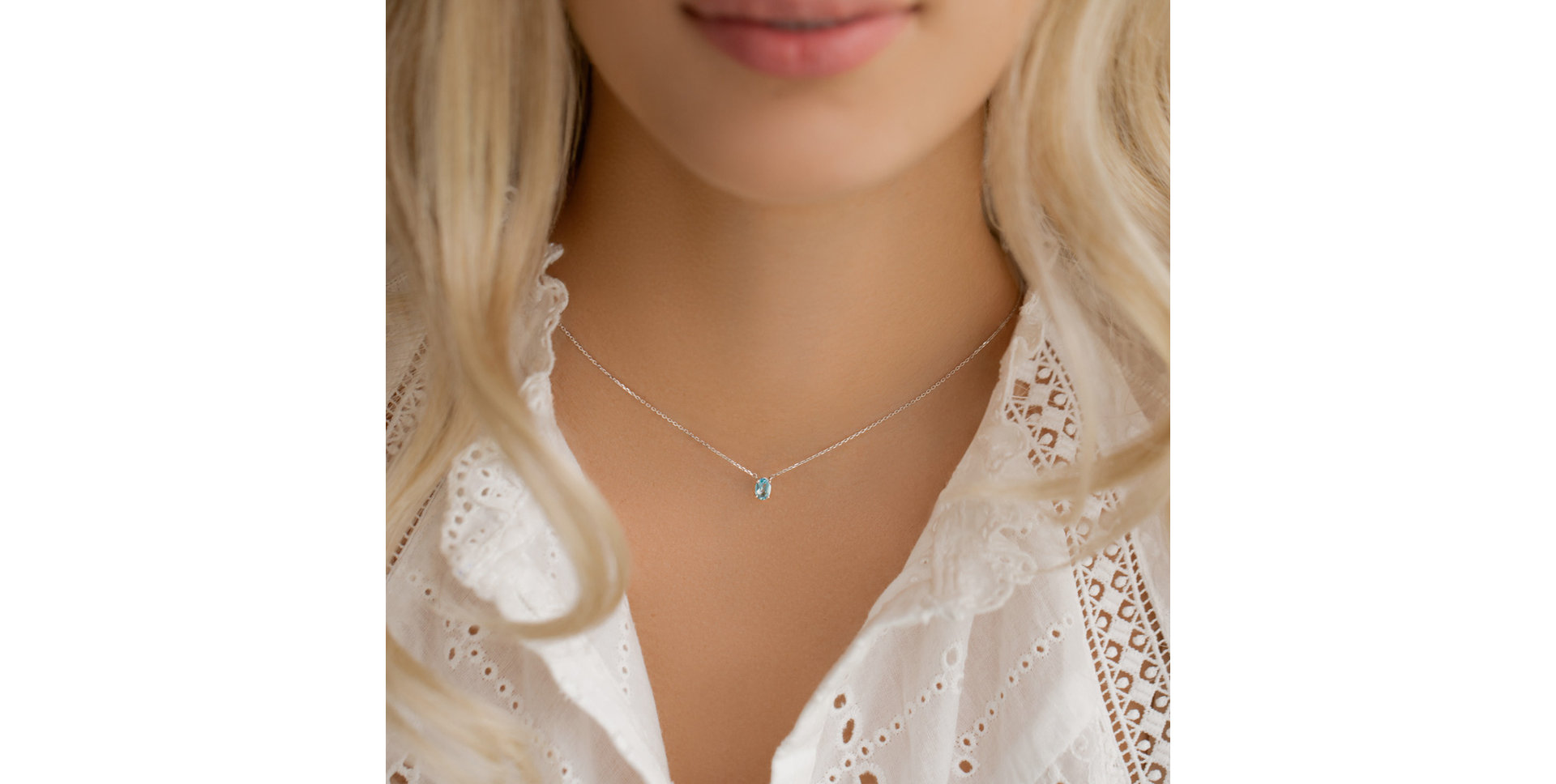 Necklace with Rhodolite Mystic Depth