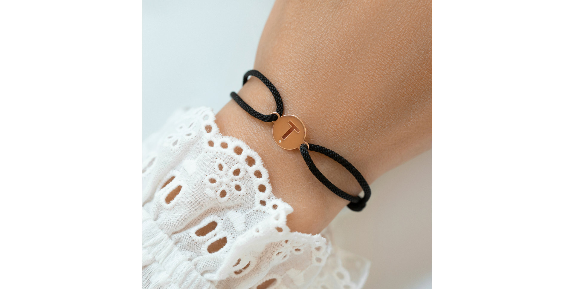 Diamond bracelet Cut Coin E