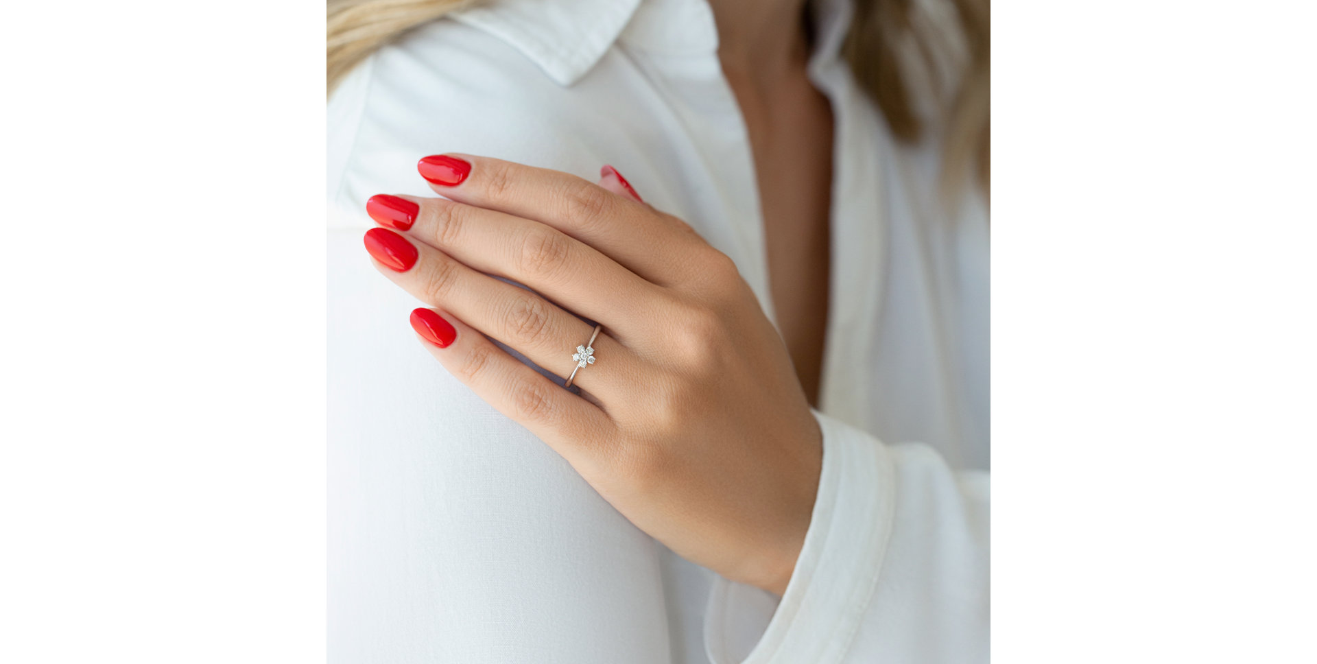 Diamond ring Miracle Flower