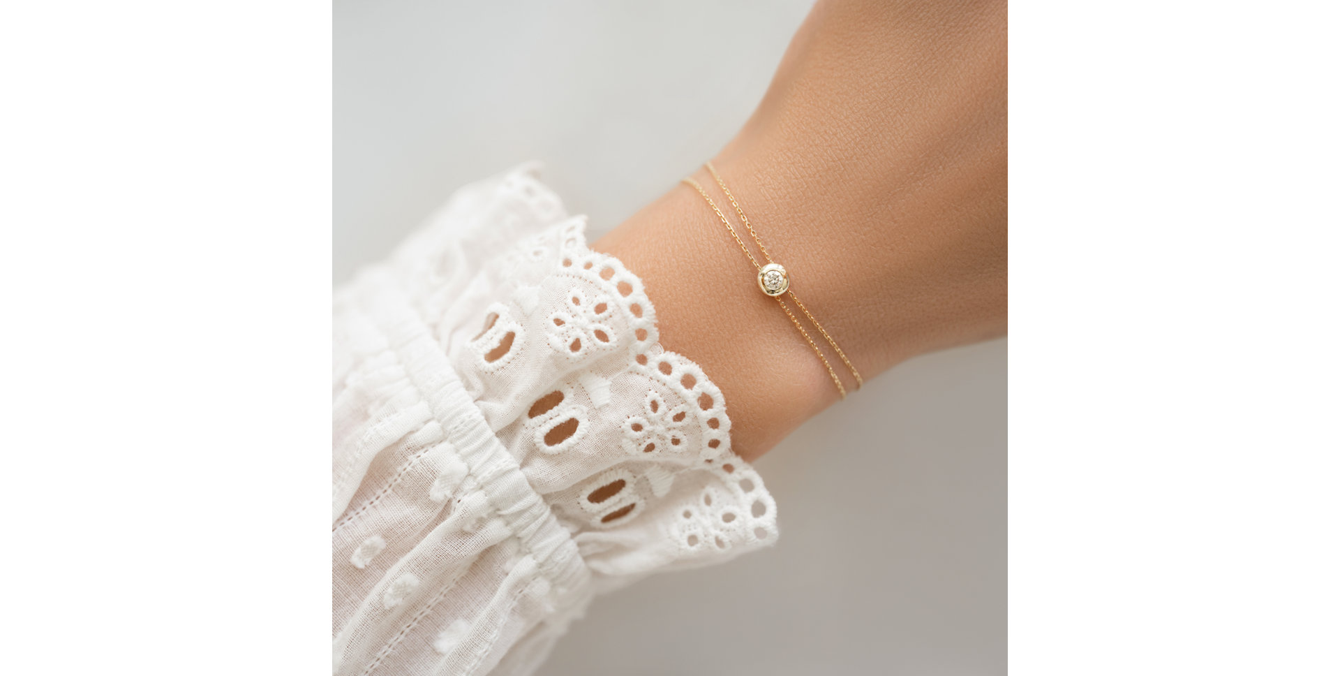 Náramek s diamantom Space Magic