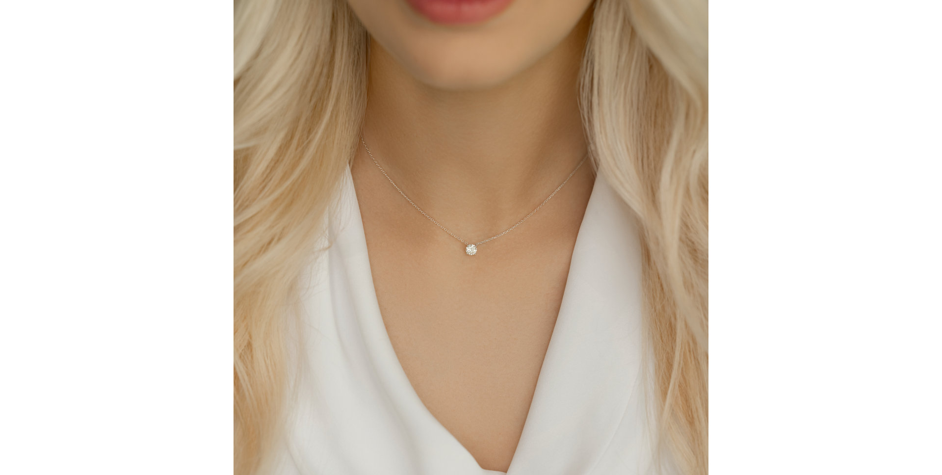 Diamond necklace Pure Light