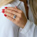 Diamond ring with Tanzanite Deluxe Quatrefoil3