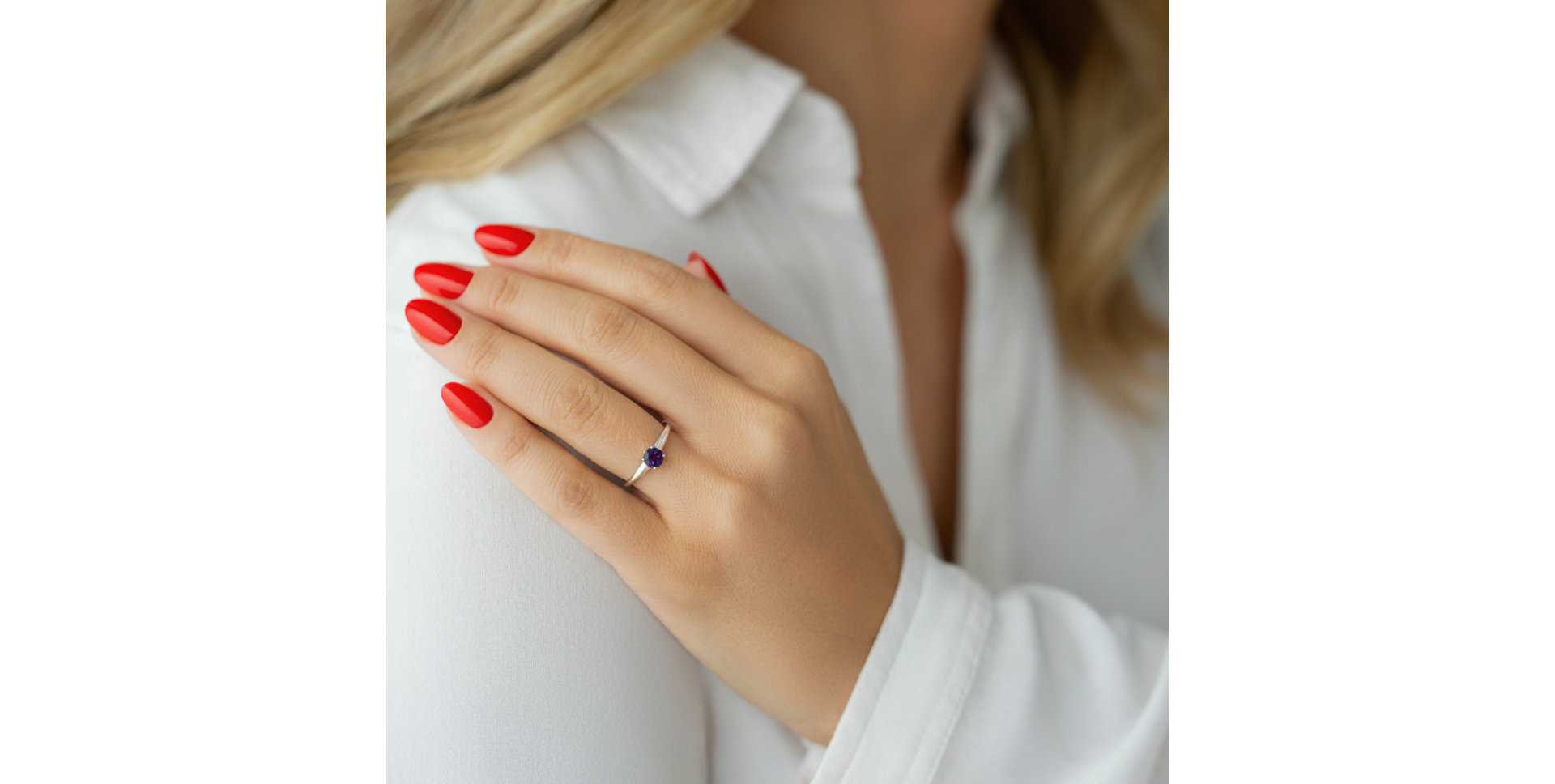 Ring with Amethyst Dorothy