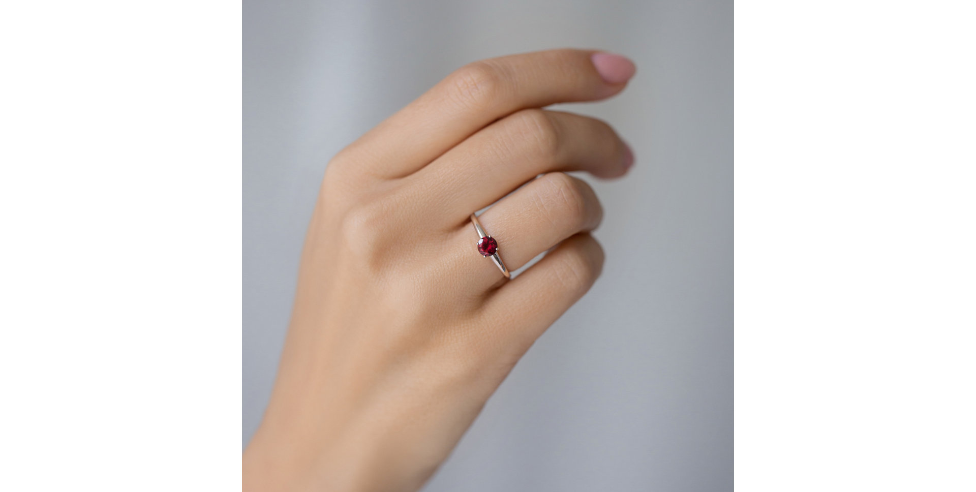 Ring with Rhodolite Sweet Bliss