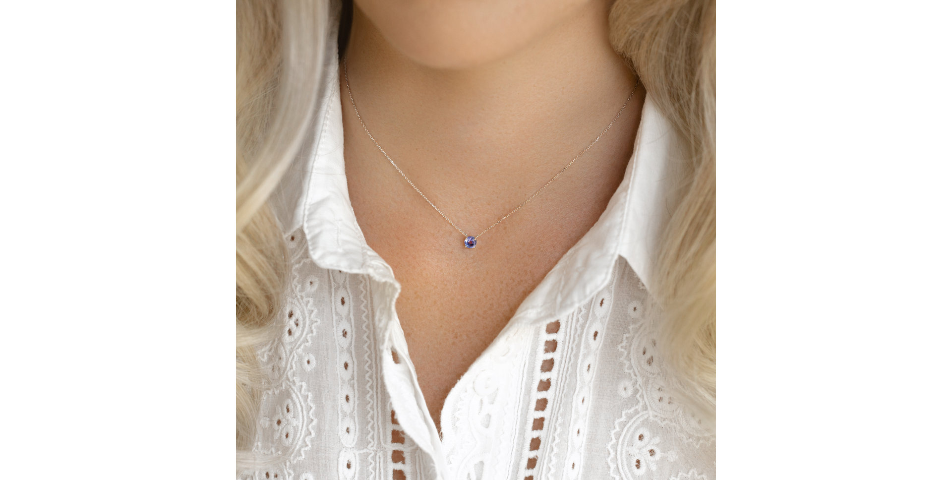 Necklace with Rhodolite Thalassali