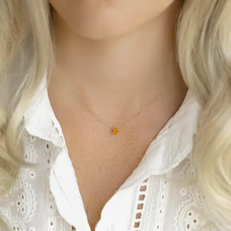 Necklace with Citrine Thalassali
