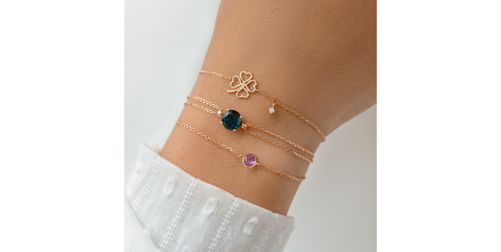 Bracelet with Topaz Neon Dot