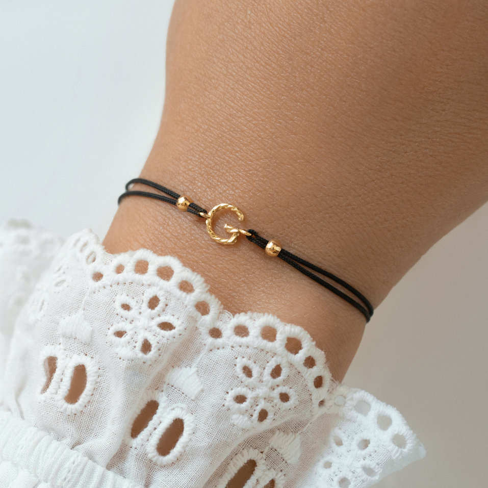 Bracelet Spiral Alphabeth J