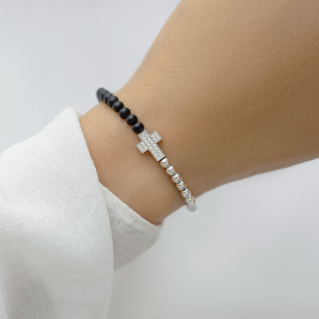 Diamond bracelet with Agates Sacred Light