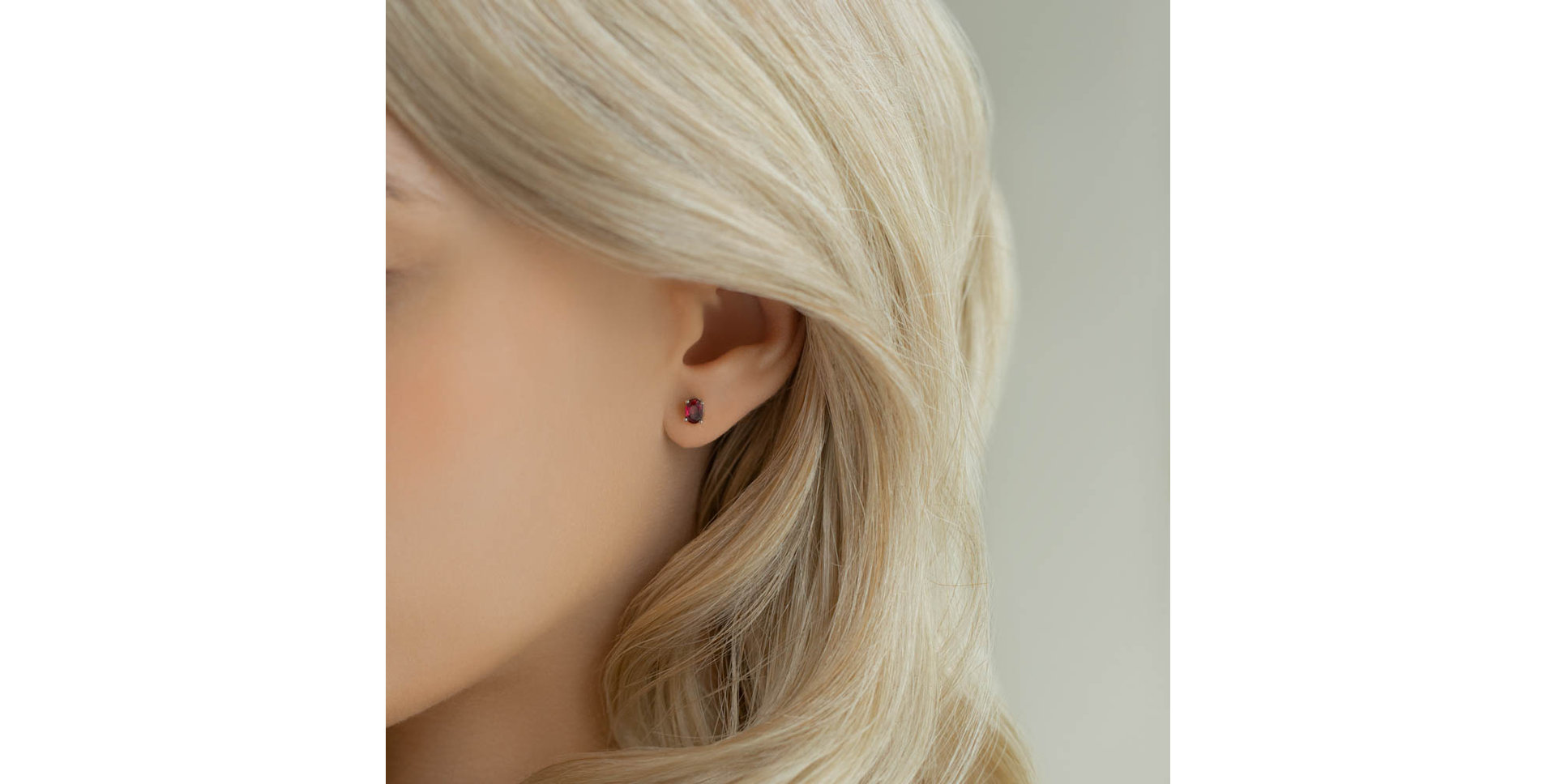 Earrings with Sapphire Mystic Abyss