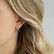 Diamond earrings with Amethyst Juliette4