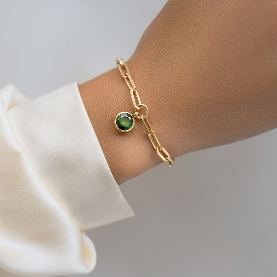 Bracelet with Tourmaline Saga