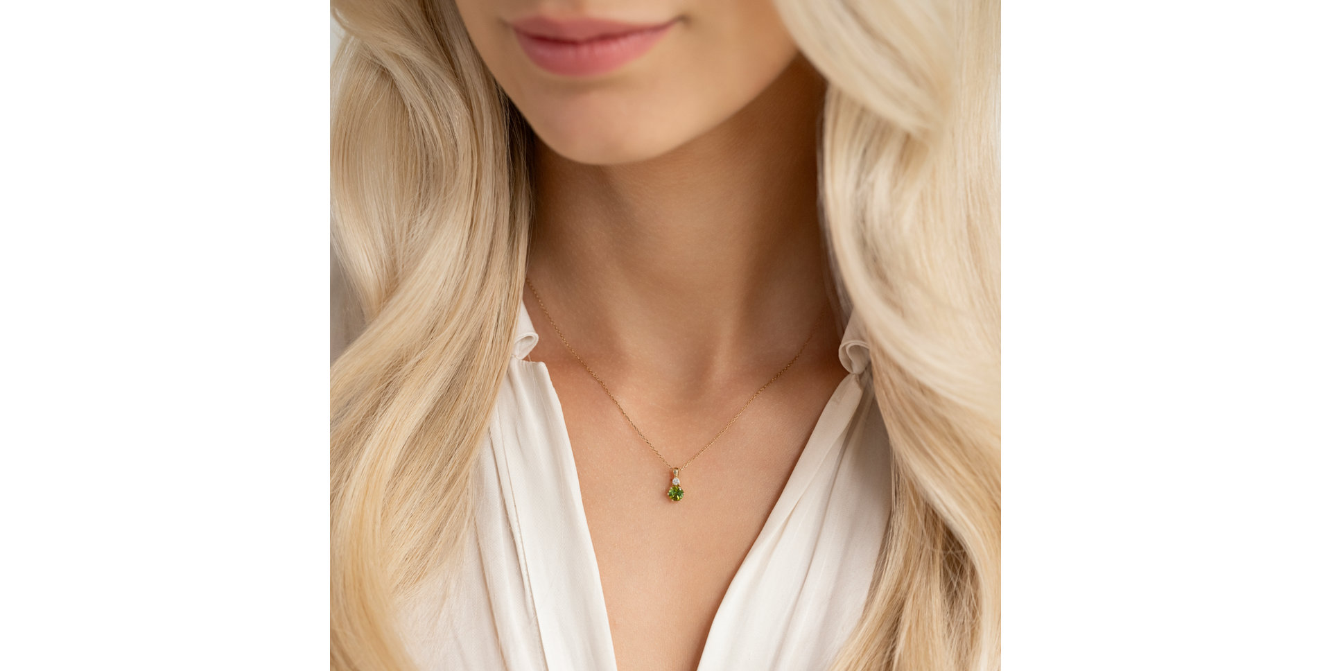 Diamond necklace with Amethyst Diamara