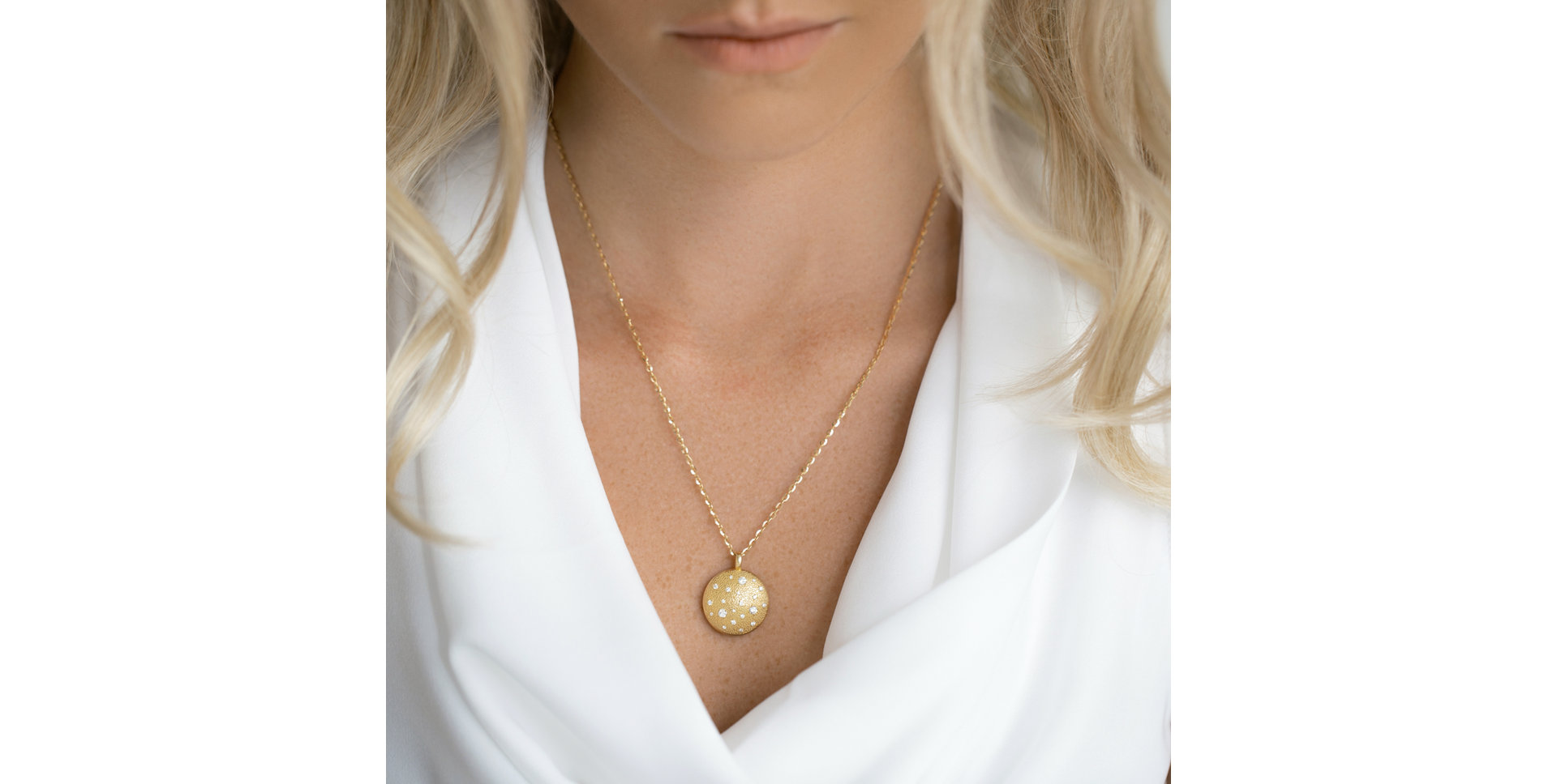 Diamond necklace Noble Aura