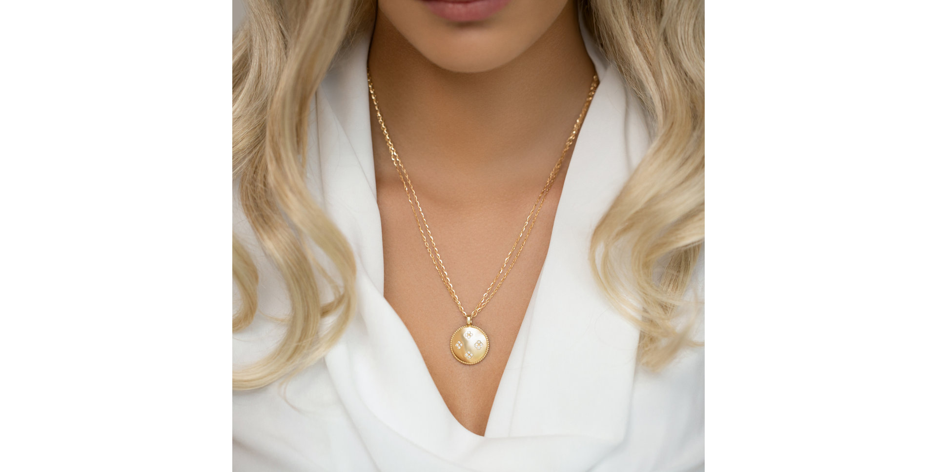 Diamond necklace Aveline