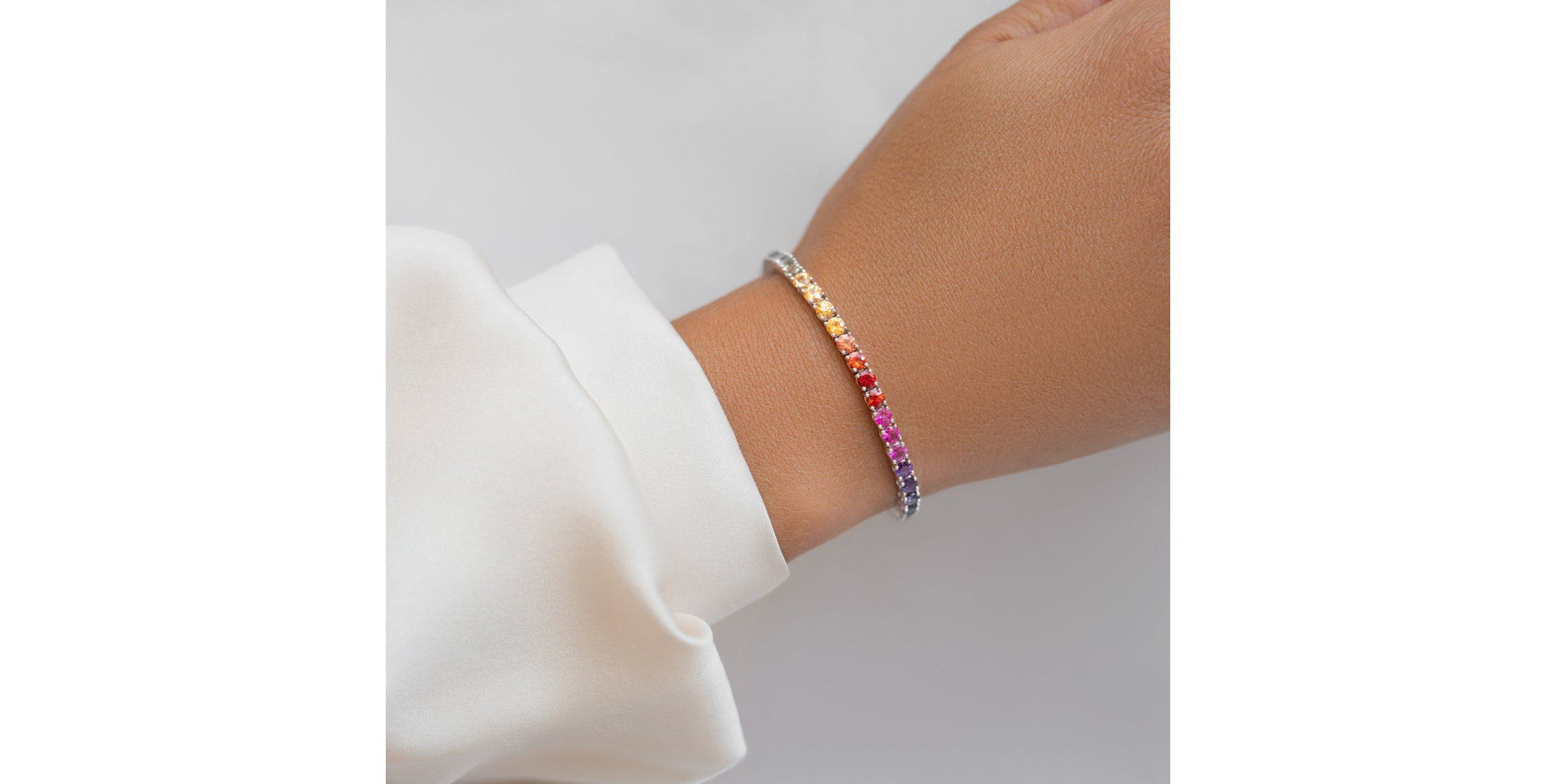 Bracelet with Sapphire Gradient Harmony
