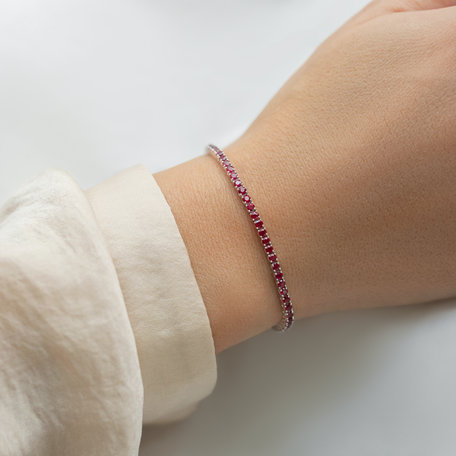 Bracelet with Rubies Infinite Glow