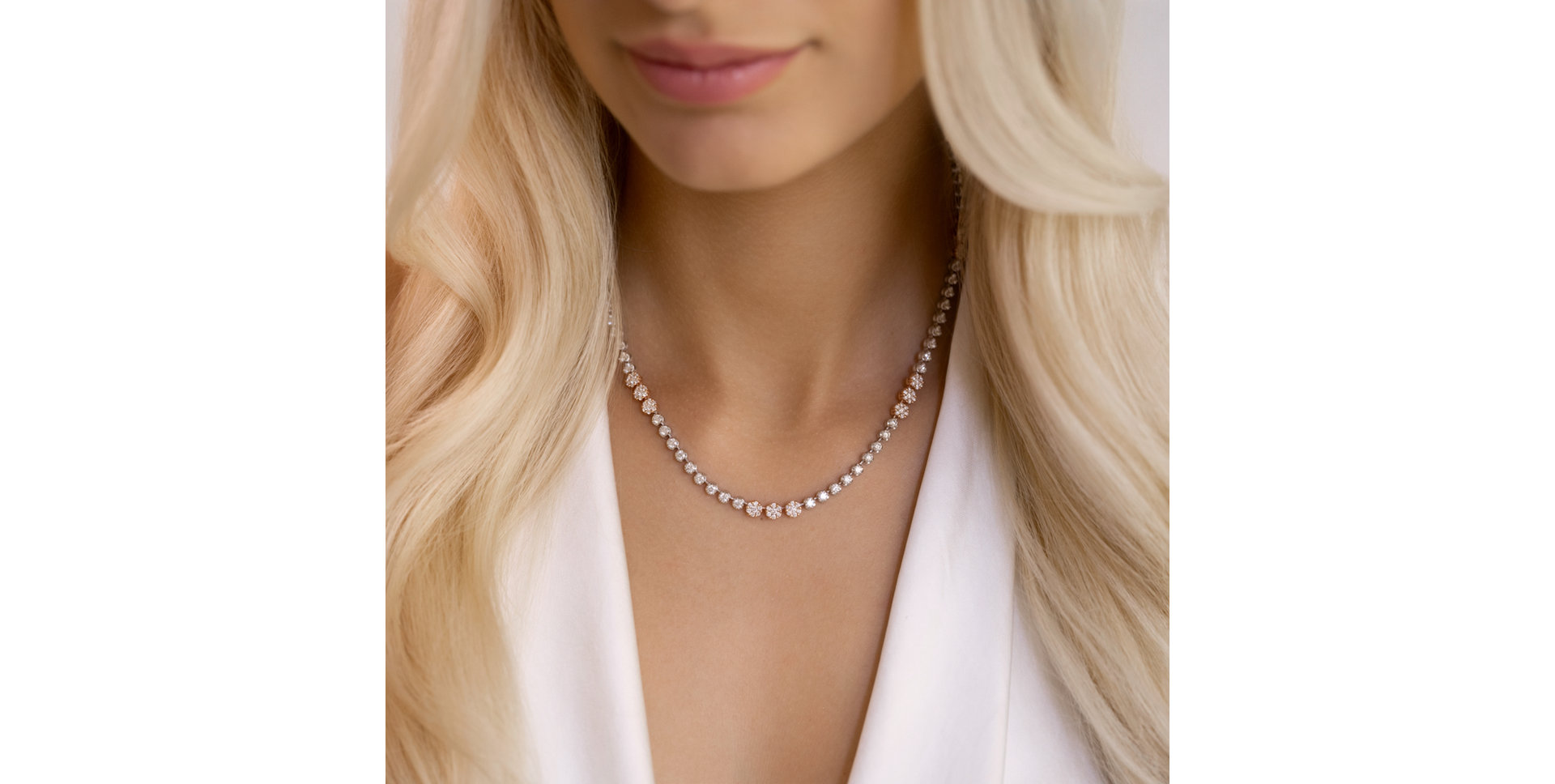 Diamond necklace Chain of Dawn