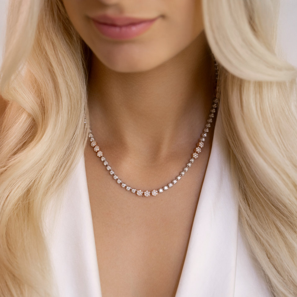 Diamond necklace Chain of Dawn