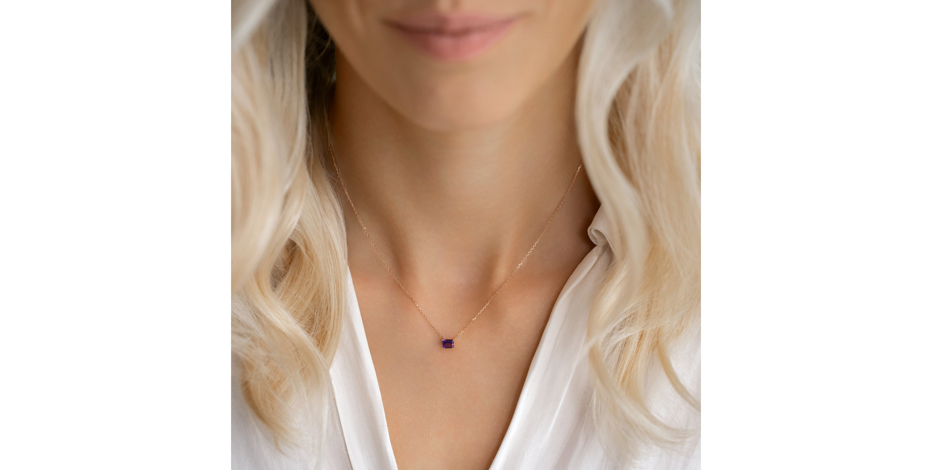 Necklace with Amethyst Corinne