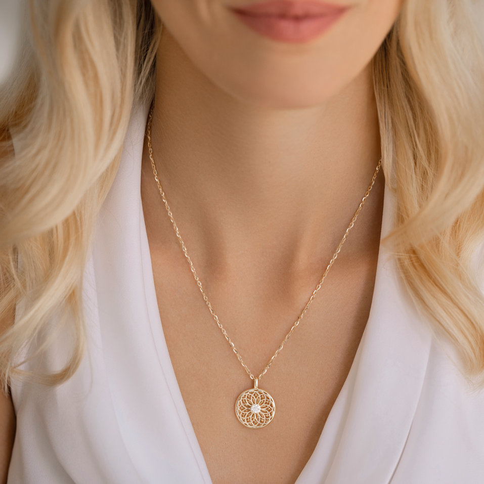 Diamond necklace Mirelleon