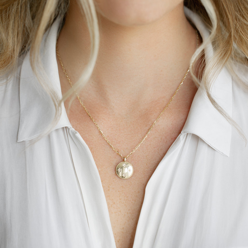 Diamond necklace Aveline