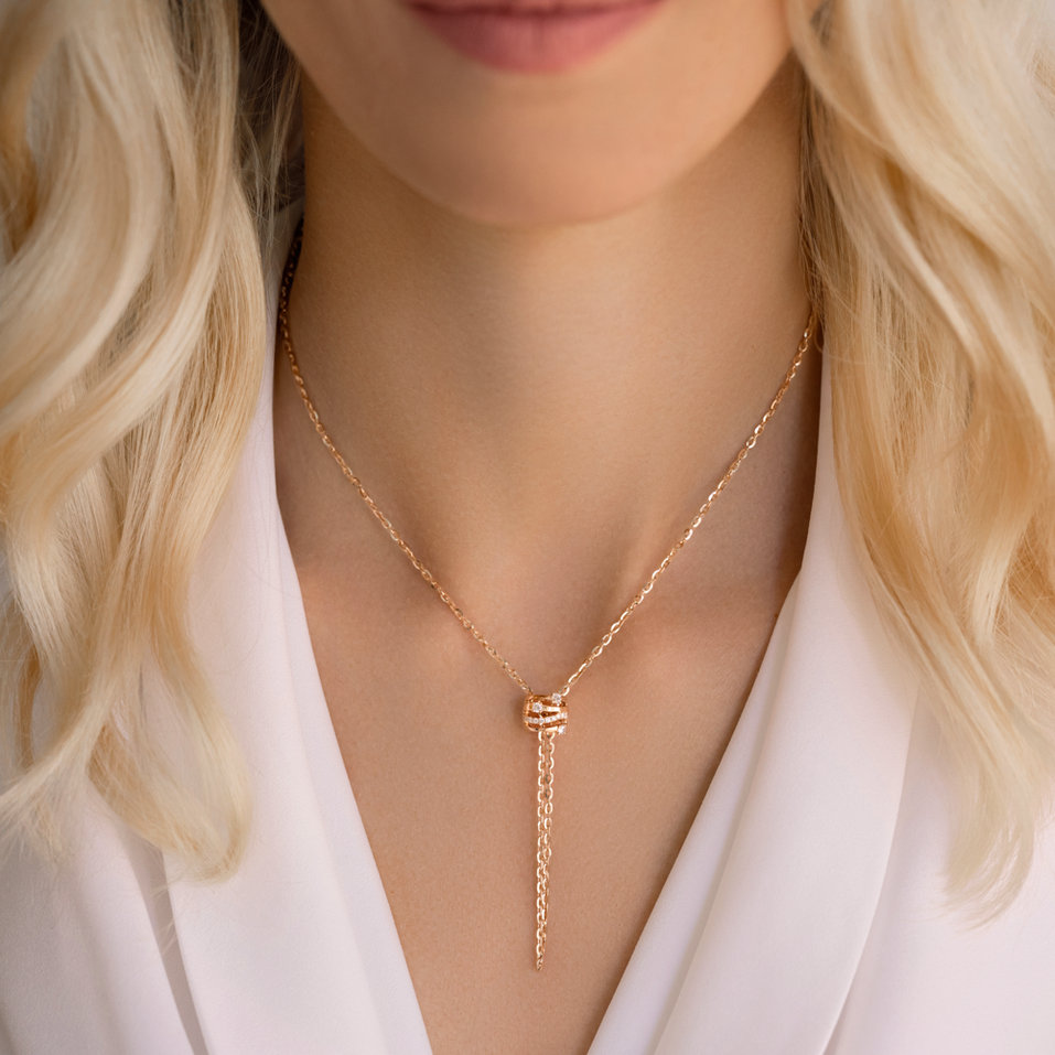 Diamond necklace Golden Verse