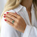 Diamond ring with Emerald Coronation Destiny3