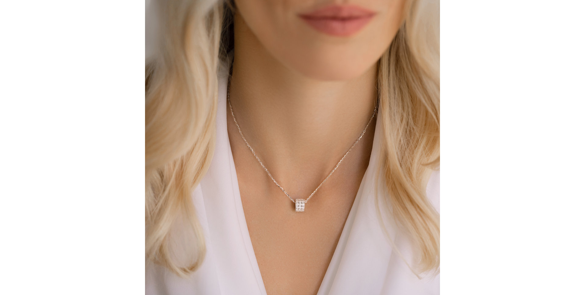 Diamond necklace Sunbeam Bliss