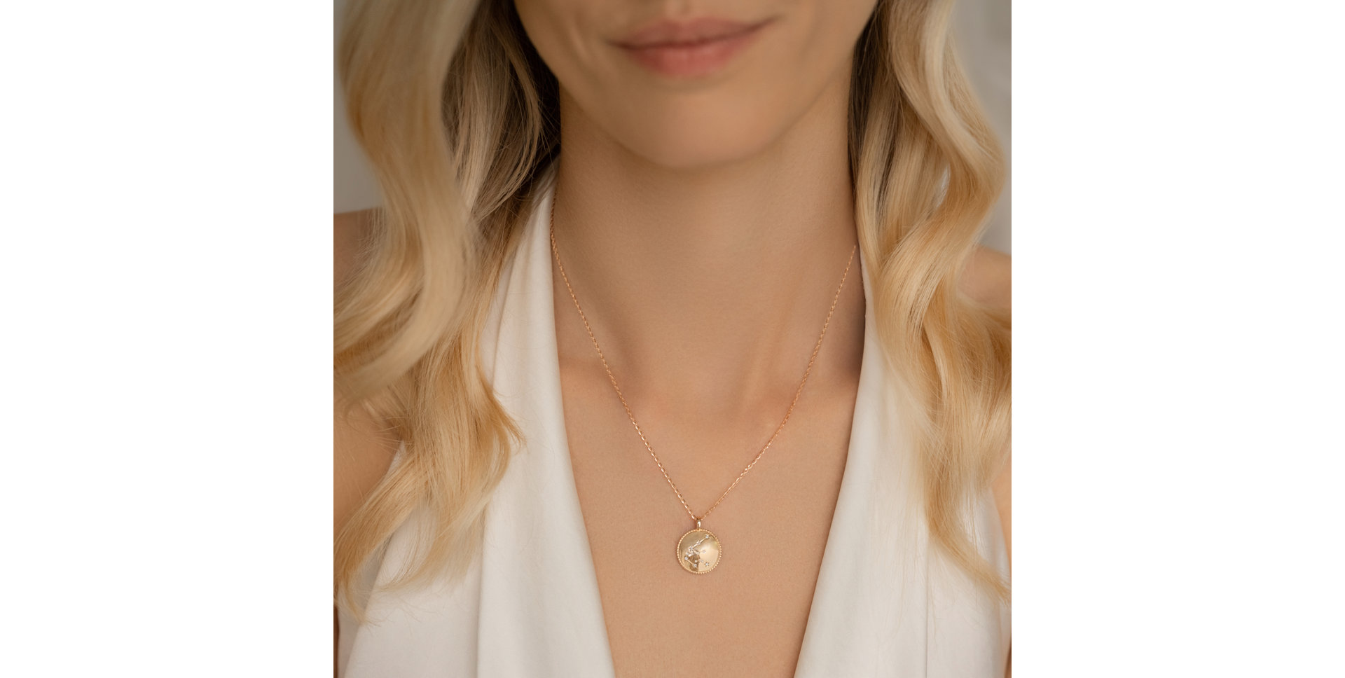 Diamond necklace Zodiac Sign
