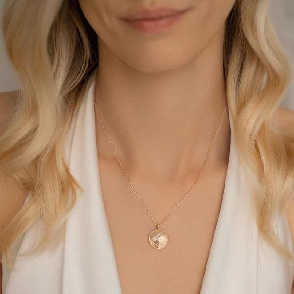Diamond necklace Zodiac Sign