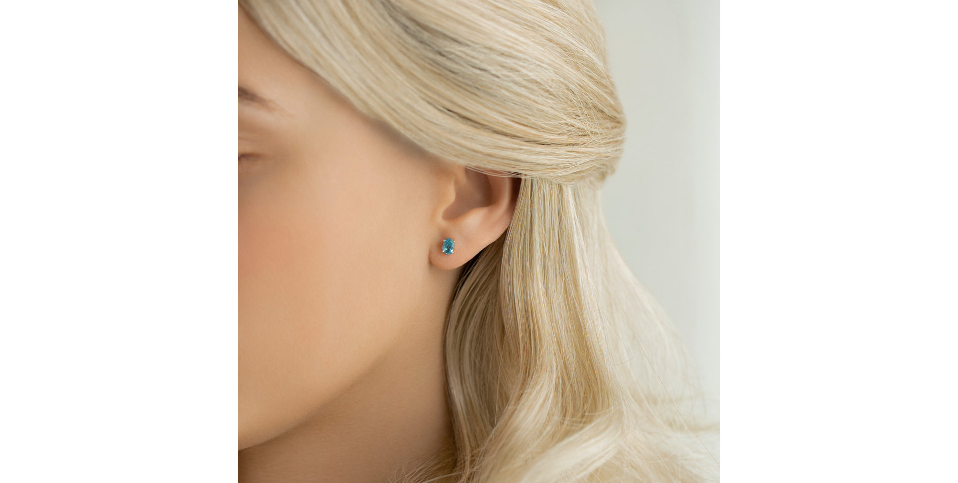 Earrings with Sapphire Mystic Light