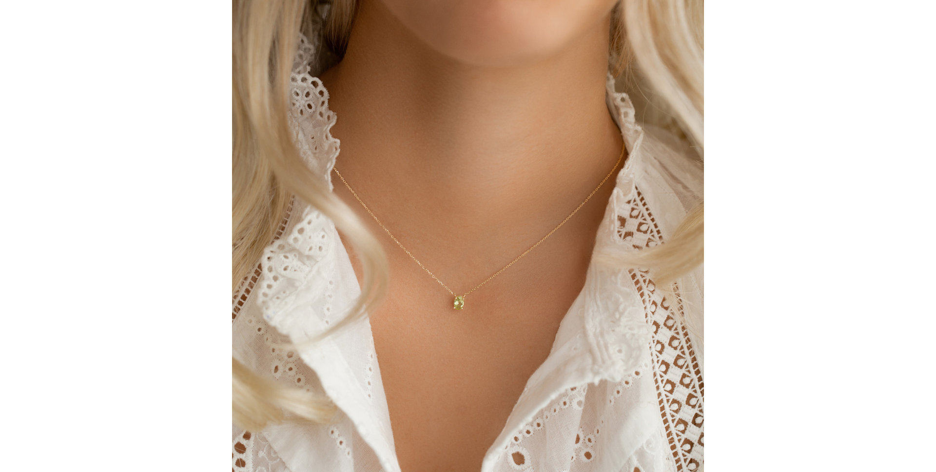 Necklace with Sapphire Mystic Depth