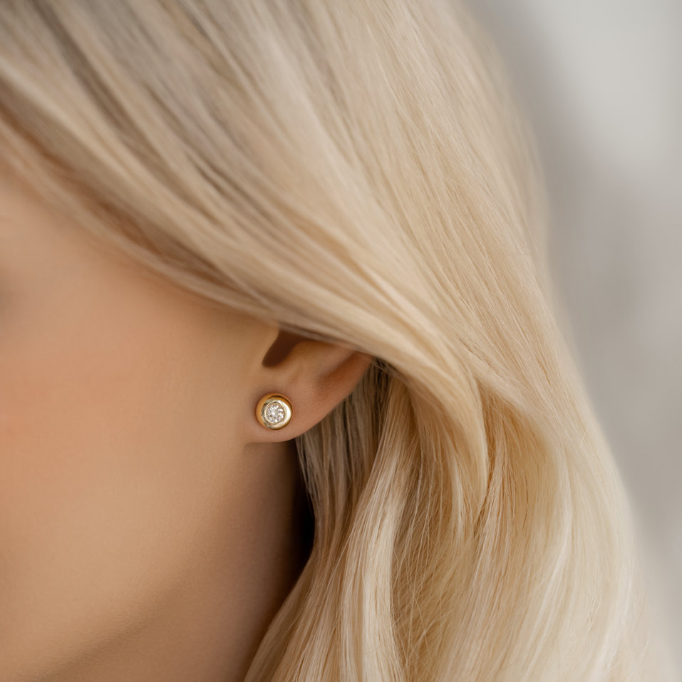 Diamond earrings Noble Dots