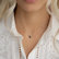 Diamond necklace with Amethyst Lauriene3