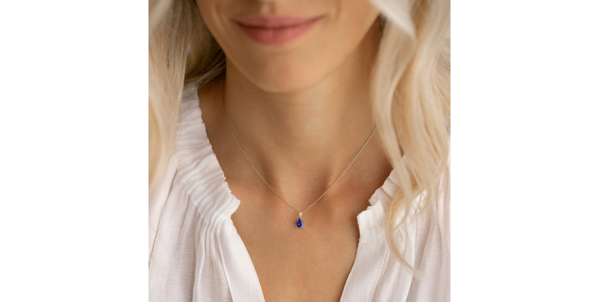 Diamond necklace with Citrine Whispers of Light