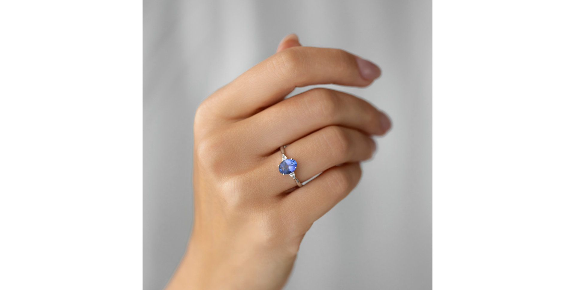 Diamond ring with Citrine Annelise