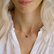 Diamond necklace with Citrine Mirabel3