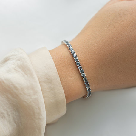 Bracelet with Rhodolite Infinite Glow