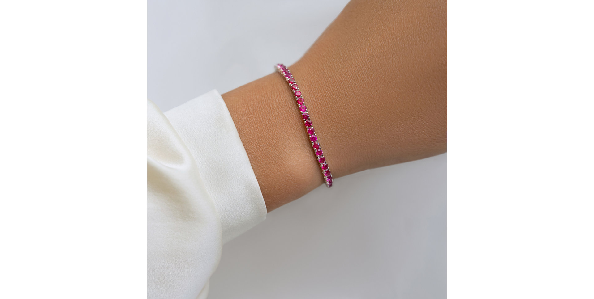 Bracelet with Rubies Infinite Glow