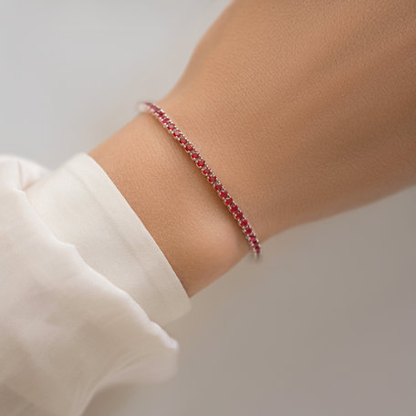 Bracelet with Sapphires Infinite Glow