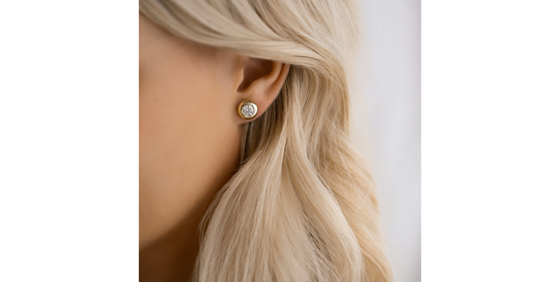 Diamond earrings Sweet Dot
