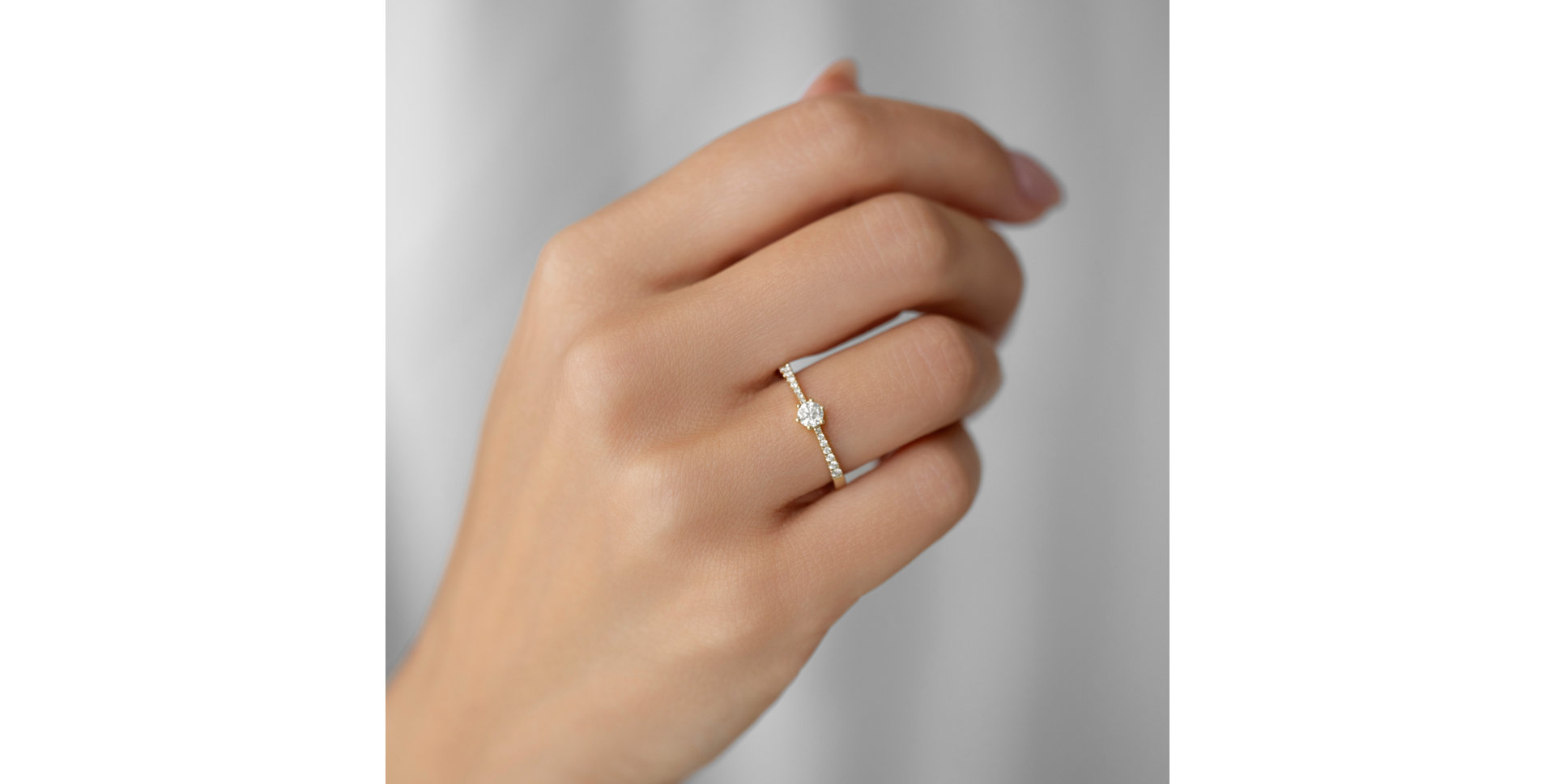 Diamond ring Classic Dew