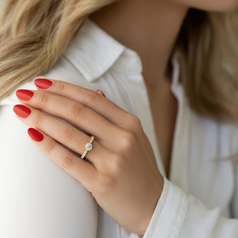 Diamond ring Crystal Vision