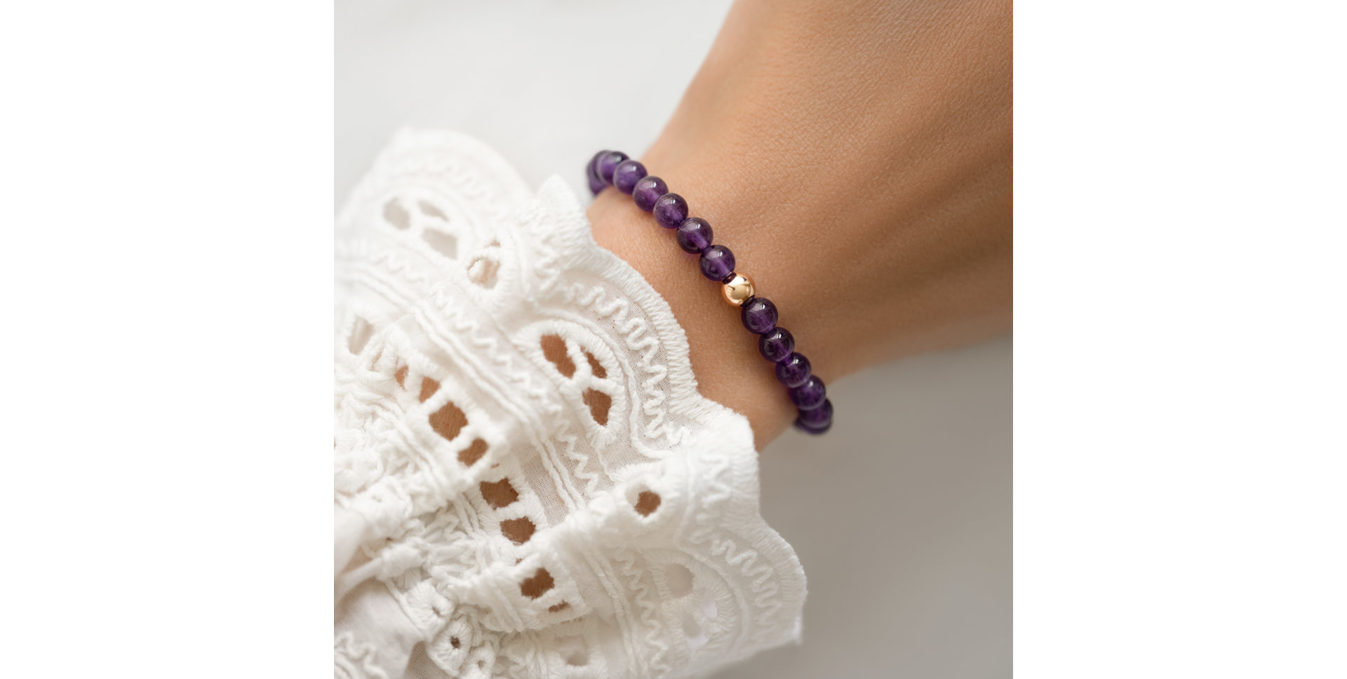 Bracelet with Amethyst Fancy Beauty