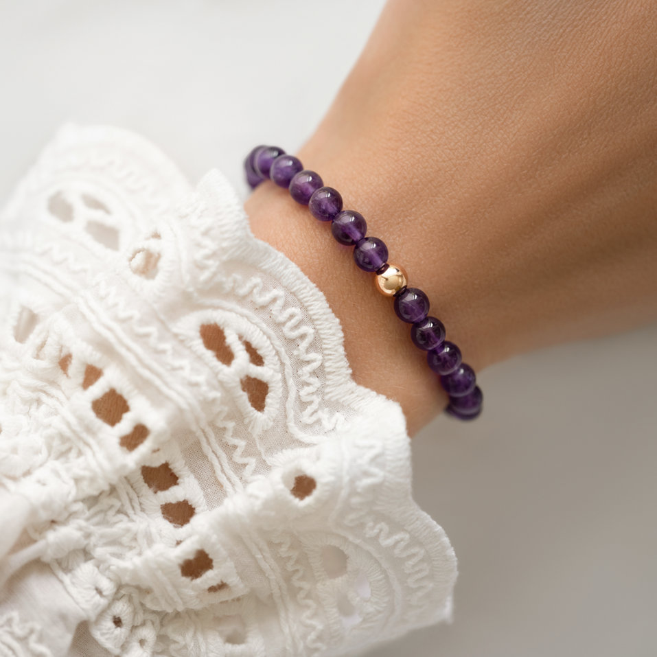 Bracelet with Amethyst Fancy Beauty