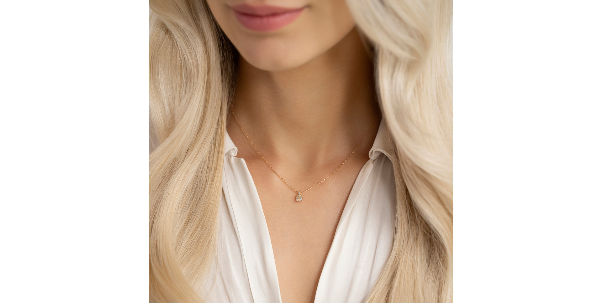 Diamond necklace Bronze Radiance