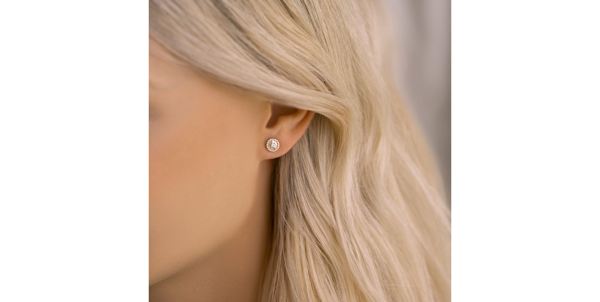 Diamond earrings Solarae